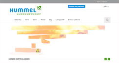 Desktop Screenshot of hummel-ausdauershop.de